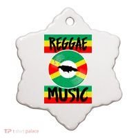 Reggae Music Jamaica Ceramic Ornament thumb 0