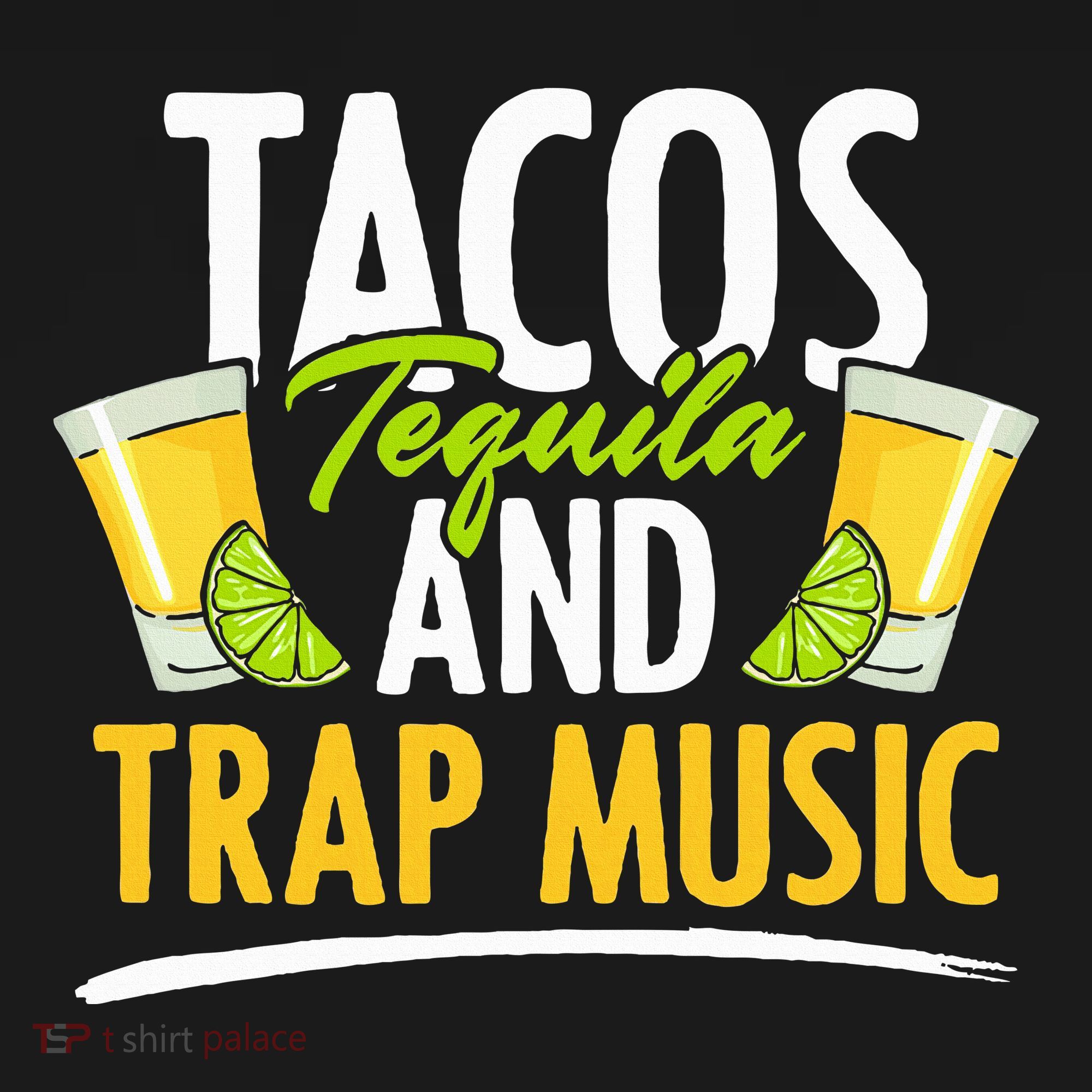 Rap Edm Hiphop Rapper Tacos Tequila And Trap Music Women's Hoodie