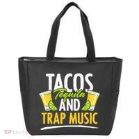Rap Edm Hiphop Rapper Tacos Tequila And Trap Music Tote Bag thumb 0