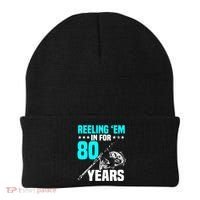 Reeling Em In For 80 Years Birthday 80th Bday Celebration Beanie thumb 0