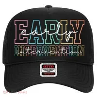 Retro Early Intervention Teacher Intervention Specialist Hat thumb 0