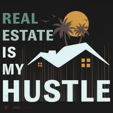 Real Estate Is My Hustle Flat Bill Trucker Hat