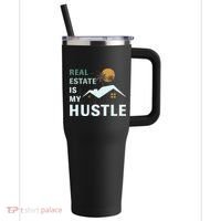 Real Estate Is My Hustle 40oz Vacuum Insulated Stainless Steel Travel Tumbler thumb 0