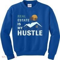 Real Estate Is My Hustle Kids Sweatshirt thumb 0