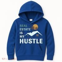 Real Estate Is My Hustle Kids Hoodie thumb 0