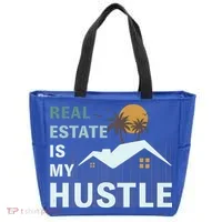 Real Estate Is My Hustle Tote Bag thumb 0