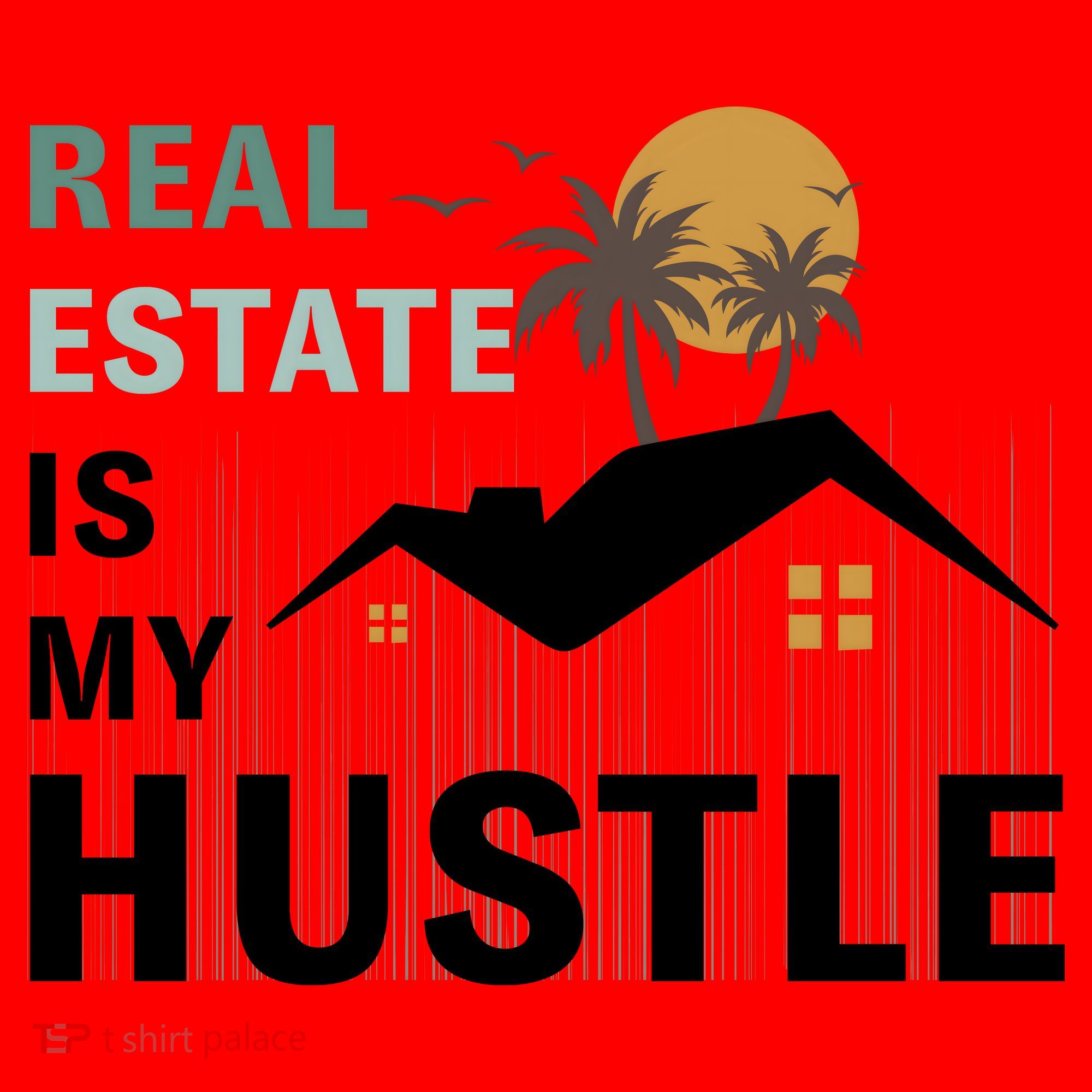 Real Estate Is My Hustle Santa Hat