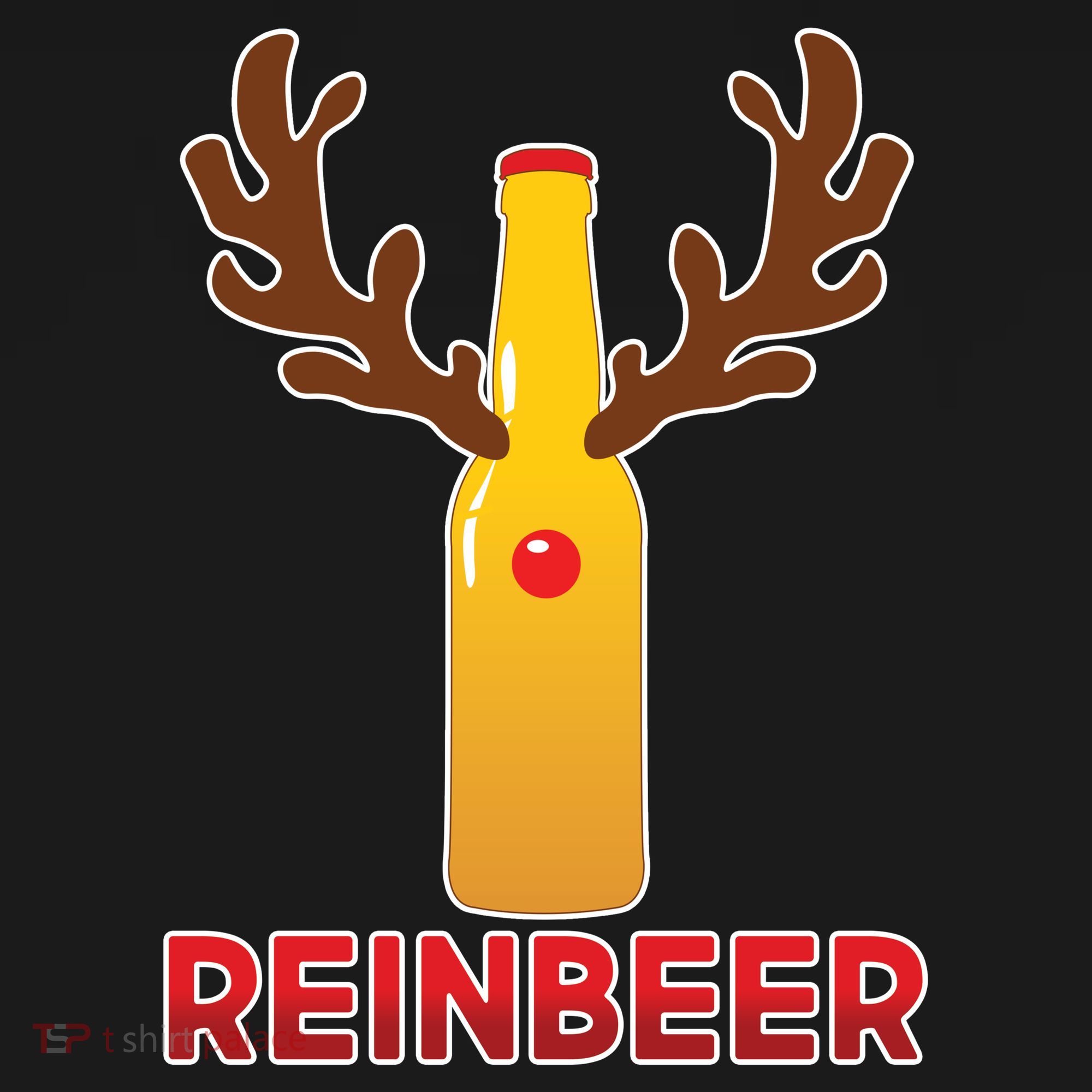 Reinbeer Funny Christmas Beer Reindeer Bucket Hat