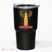 Reinbeer Funny Christmas Beer Reindeer Tumbler thumb 0
