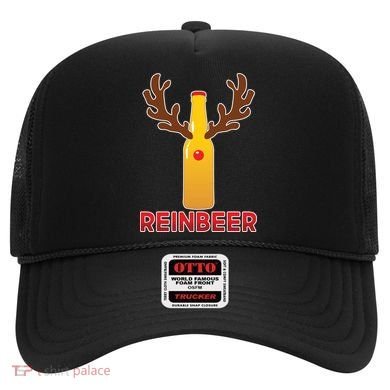 Reinbeer Funny Christmas Beer Reindeer Hat