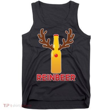 Reinbeer Funny Christmas Beer Reindeer Tank Top