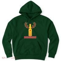 Reinbeer Funny Christmas Beer Reindeer Hoodie thumb 0