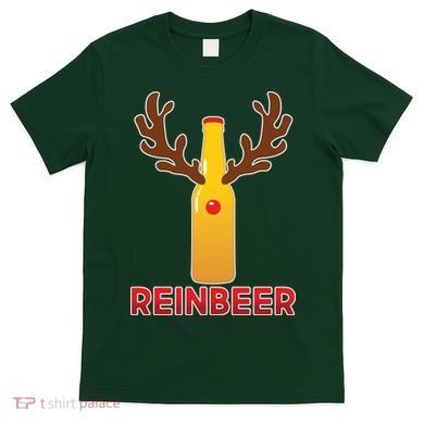 Reinbeer Funny Christmas Beer Reindeer T-Shirt