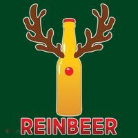 Reinbeer Funny Christmas Beer Reindeer T-Shirt thumb 7