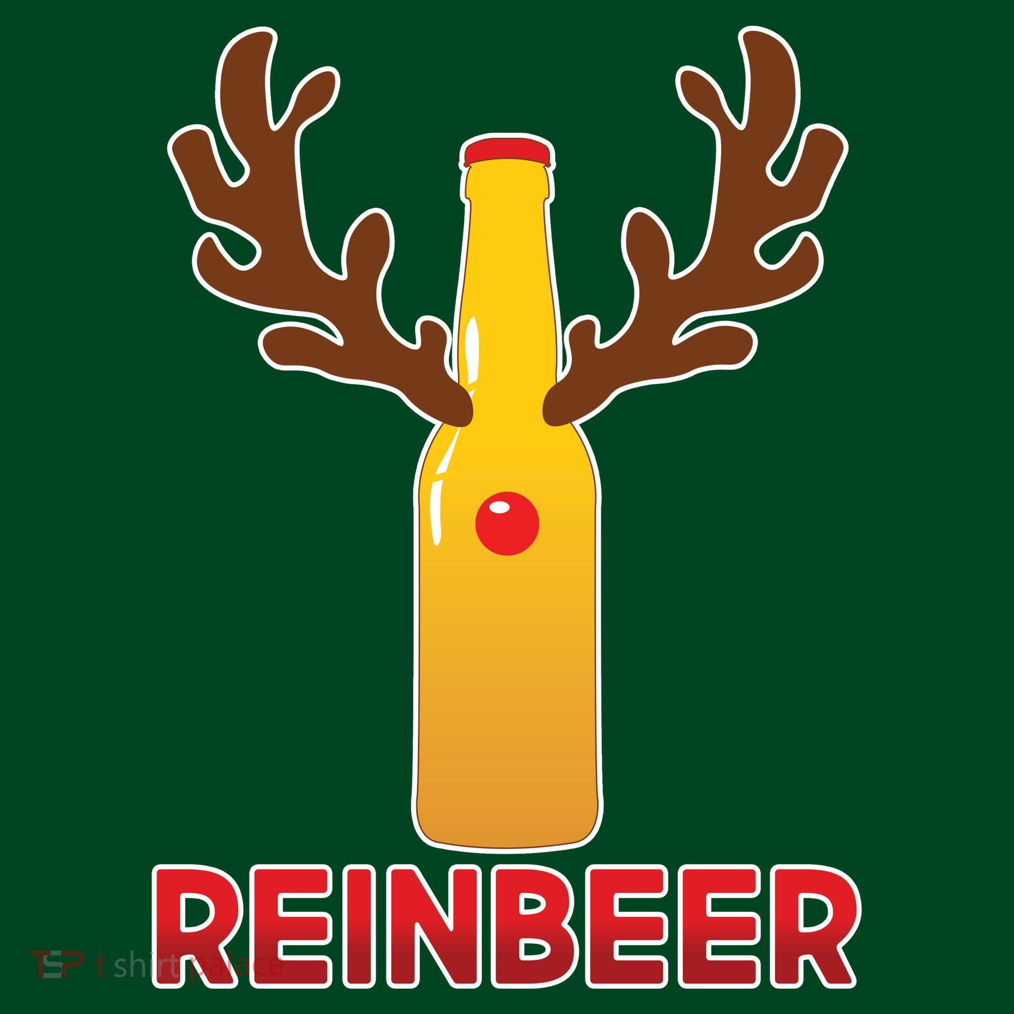 Reinbeer Funny Christmas Beer Reindeer T-Shirt