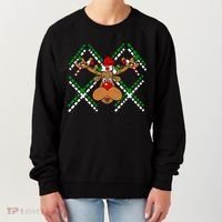Reindeer Ugly Christmas Sweater Women's Sweatshirt thumb 0