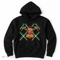 Reindeer Ugly Christmas Sweater Hoodie thumb 0