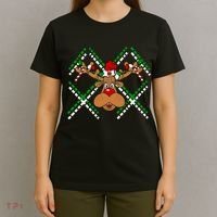 Reindeer Ugly Christmas Sweater T-Shirt thumb 4