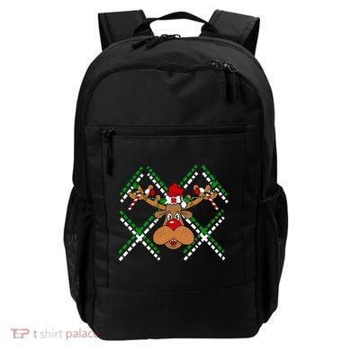 Reindeer Ugly Christmas Sweater Backpack