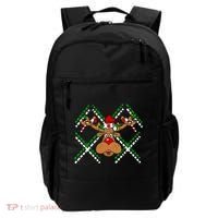 Reindeer Ugly Christmas Sweater Backpack thumb 0