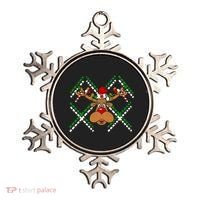Reindeer Ugly Christmas Sweater Ornament thumb 0