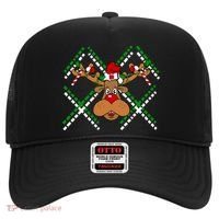 Reindeer Ugly Christmas Sweater Hat thumb 0