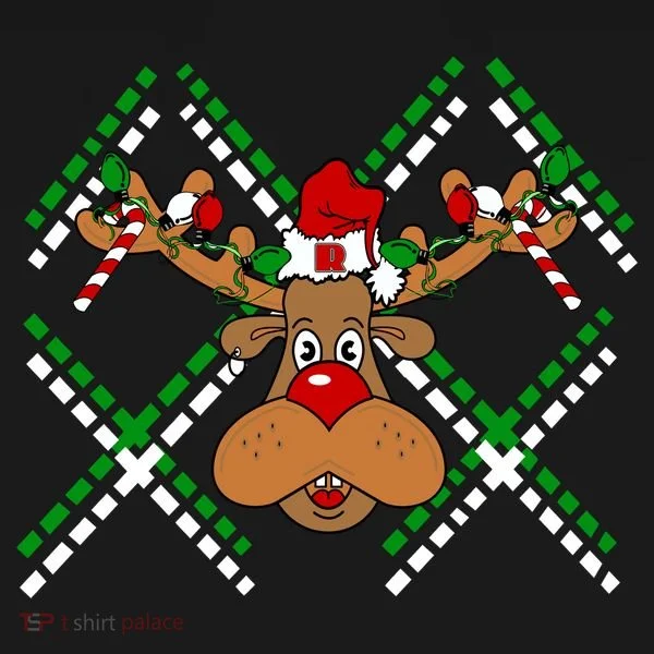 Reindeer Ugly Christmas Sweater Toddler Hoodie
