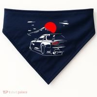 Rotary Engine Jdm Rc Car Meet Tuning USA-Made Doggie Bandana thumb 0