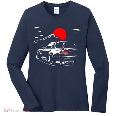 Rotary Engine Jdm Rc Car Meet Tuning Women's Long Sleeve Shirt