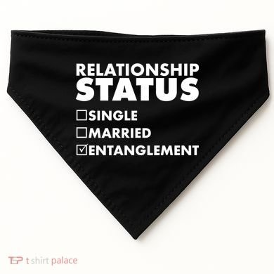 Relationship Status Entanglement USA-Made Doggie Bandana