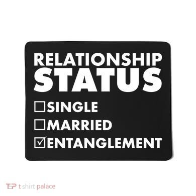 Relationship Status Entanglement Mousepad