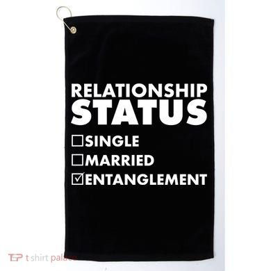 Relationship Status Entanglement Golf Towel