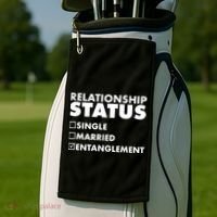 Relationship Status Entanglement Golf Towel thumb 2