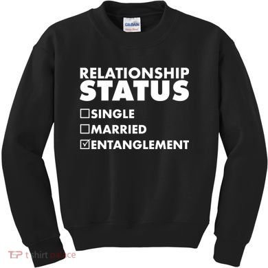 Relationship Status Entanglement Kids Sweatshirt