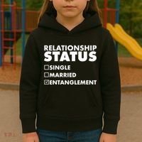Relationship Status Entanglement Kids Hoodie thumb 3