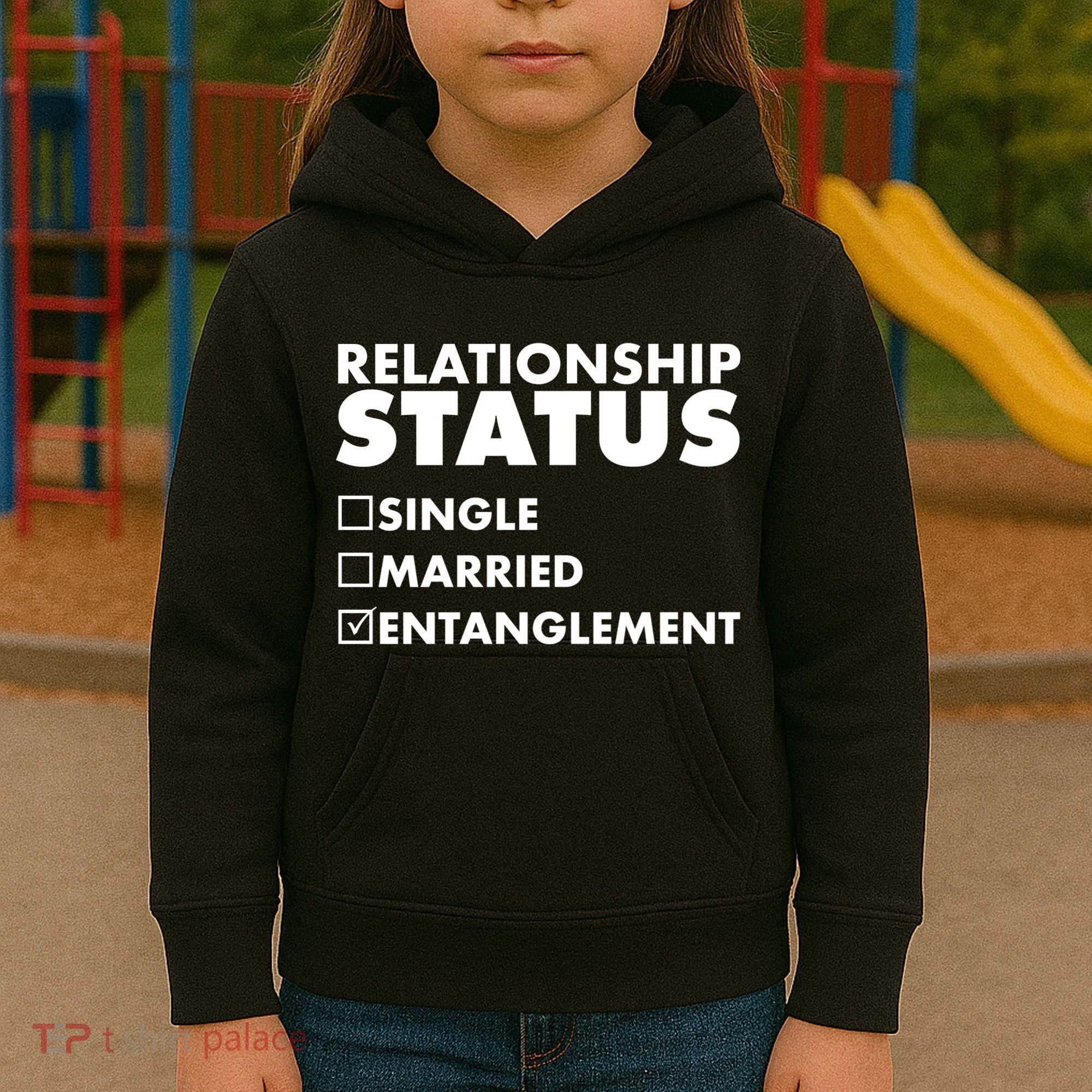 Relationship Status Entanglement Kids Hoodie