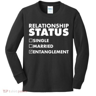 Relationship Status Entanglement Kids Long Sleeve Shirt