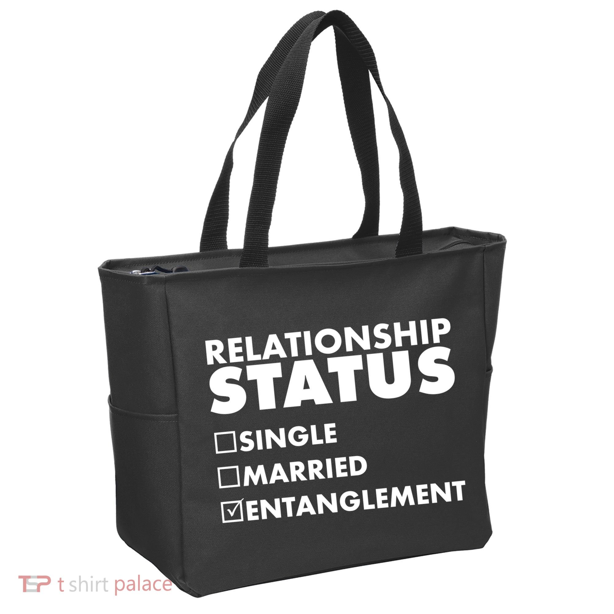 Relationship Status Entanglement Tote Bag