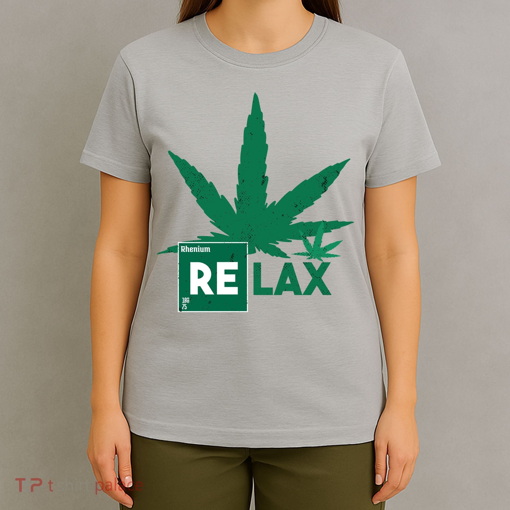 Relax Hemp Leaf Medical Marijuana T-Shirt