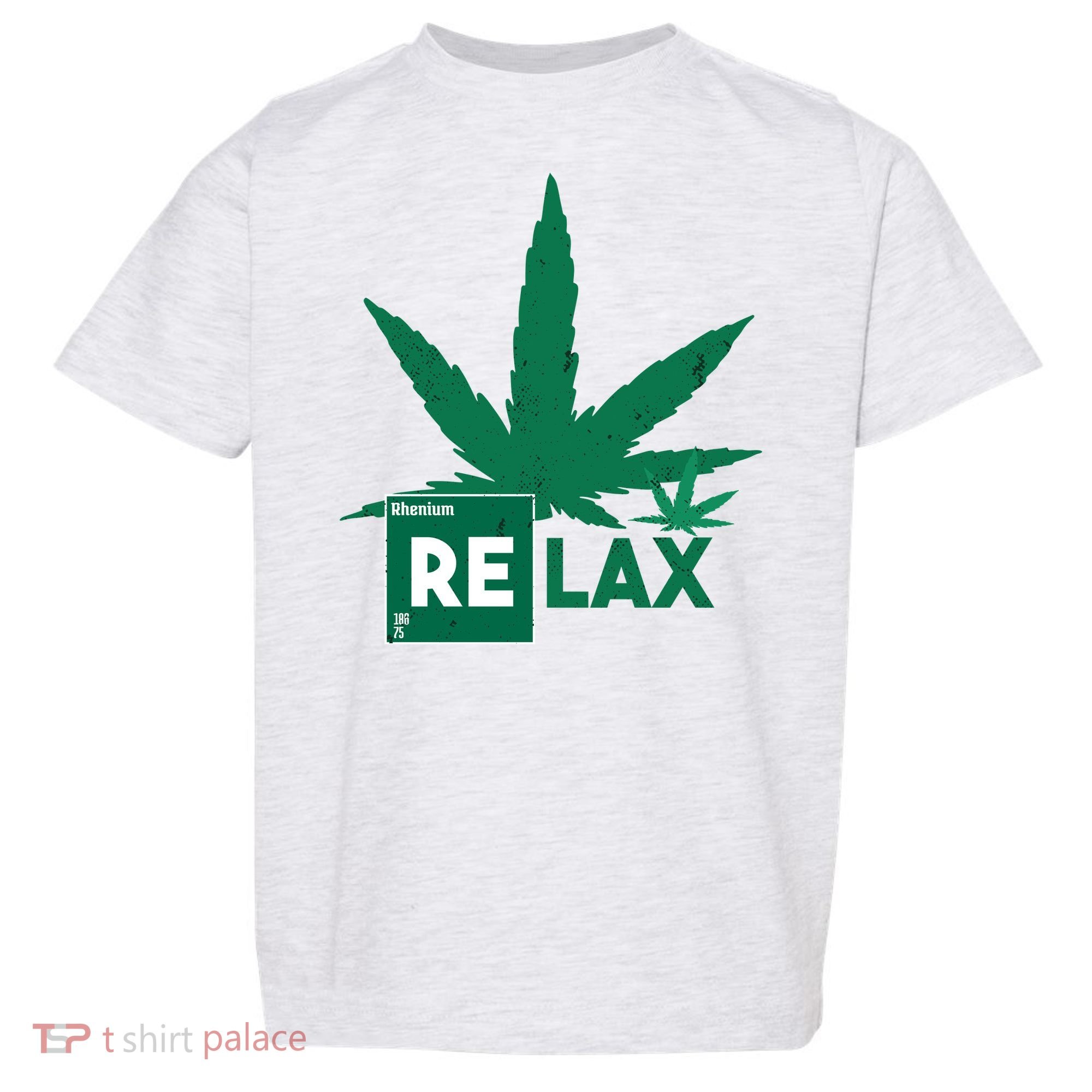 Relax Hemp Leaf Medical Marijuana Toddler T-Shirt