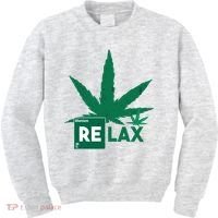 Relax Hemp Leaf Medical Marijuana Kids Sweatshirt thumb 0
