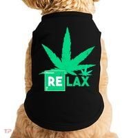 Relax Hemp Leaf Medical Marijuana Doggie Tank thumb 0