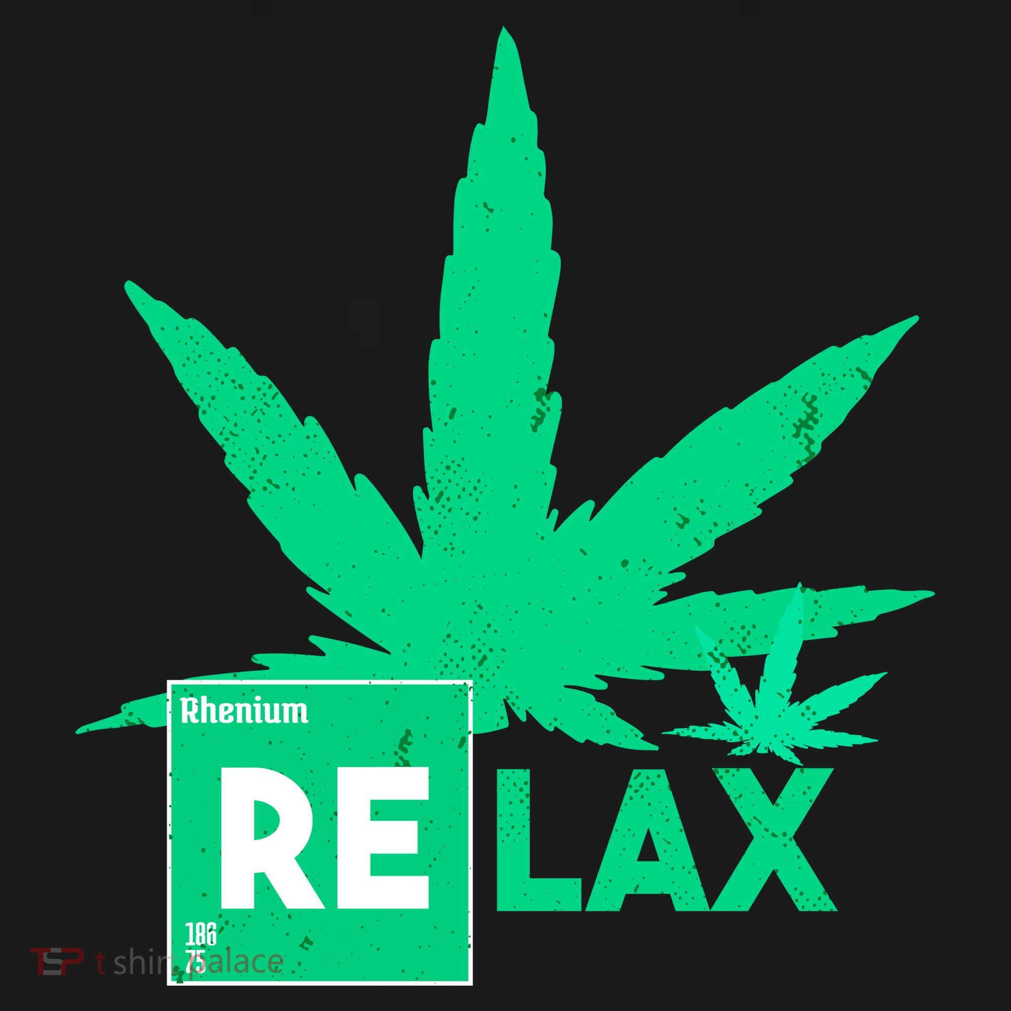 Relax Hemp Leaf Medical Marijuana Backpack