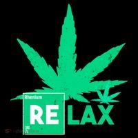 Relax Hemp Leaf Medical Marijuana Coaster thumb 2