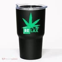 Relax Hemp Leaf Medical Marijuana Tumbler thumb 0