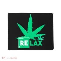 Relax Hemp Leaf Medical Marijuana Mousepad thumb 0