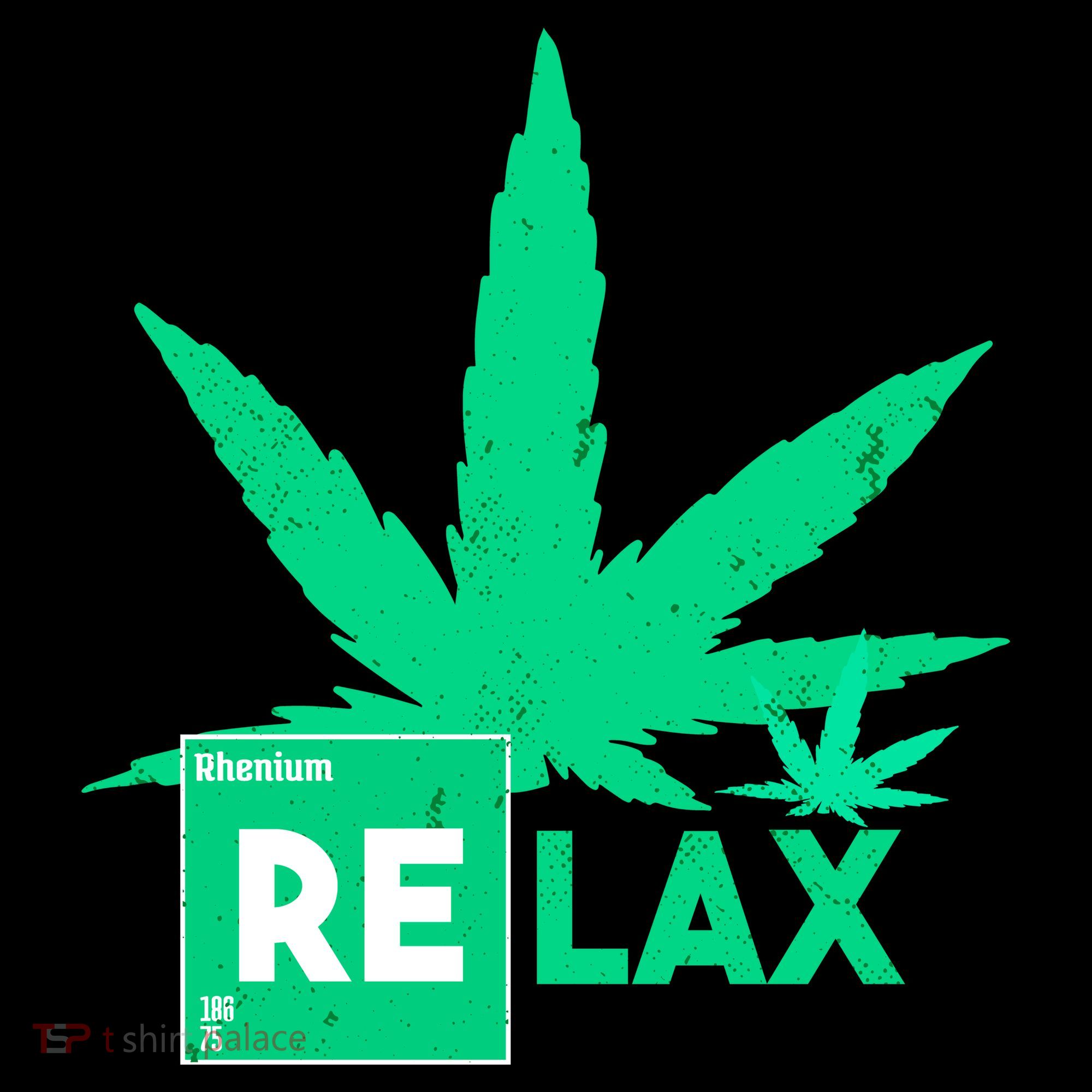 Relax Hemp Leaf Medical Marijuana Mousepad