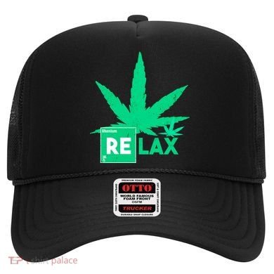 Relax Hemp Leaf Medical Marijuana Hat