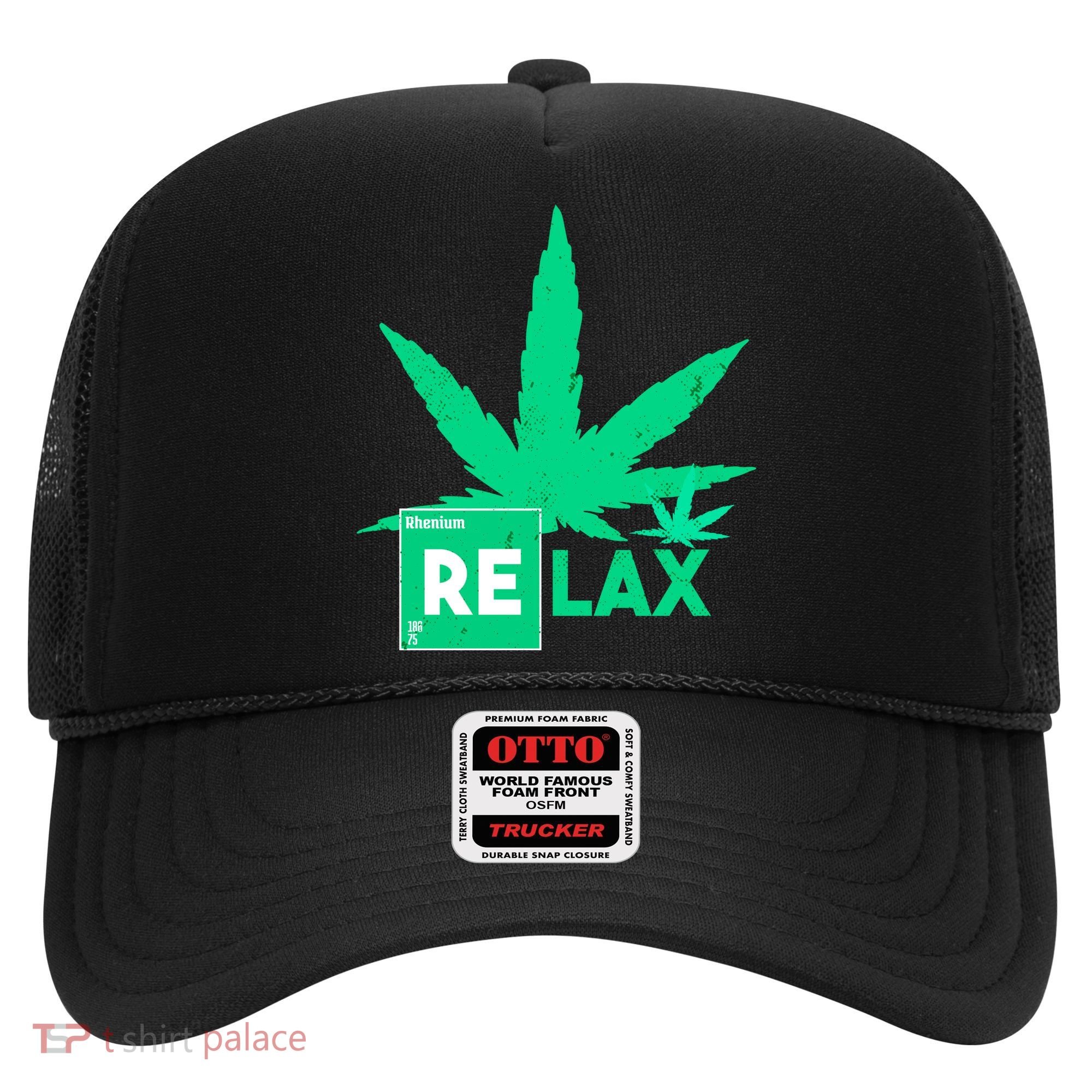 Relax Hemp Leaf Medical Marijuana Hat
