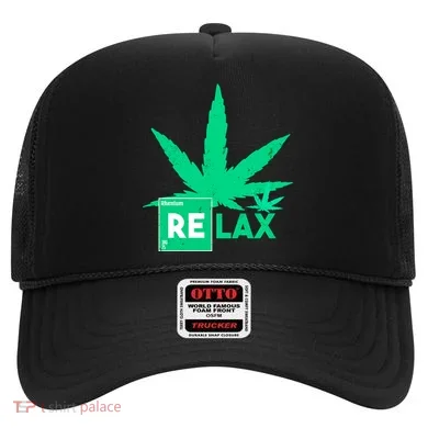 Relax Hemp Leaf Medical Marijuana Hat